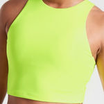 Athleta  Conscious Crop Neon Yellow Top SIZE M Photo 0
