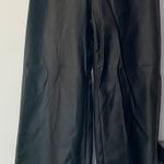 Wide leg Leather Pants Black Size M Photo 0