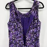 Diane Von Furstenberg  Purple Leopard Clara Midi Dress 10 Maximalist Designer Photo 7