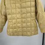 Vintage Miller Women's Gold Puffer Jacket 16 down filled winter metallic Photo 8