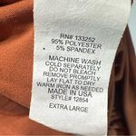 Inner beauty Rust Orange Baby Doll Tiered Ruffle Long Sleeve V Neck Knit Dress Photo 8