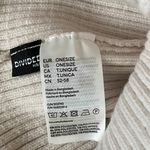 H&M NWT  Cream Ribbed Beanie Photo 3