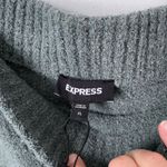 EXPRESS NEW Knit Midi Pencil Skirt Muted Blue Green Cozy Soft Size Women's XL Photo 2