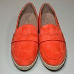 Cole Haan Cole Haan NWOT Women's Cloudfeel Montauk Orange Suede Espadrille Loafers 8B Photo 2