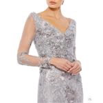 Mac Duggal 67539 Womens Embellished V Neck Long Sleeve Gown Photo 3