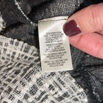 Anthropologie  Amadi Womens Tweed Sleeveless Peplum‎ Blouse Black White Small NWT Photo 7