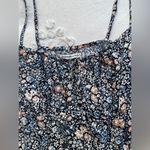 Abercrombie & Fitch Front Tie Bodysuit - Navy/Floral - M Photo 2