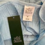 Wild Fable  Tiered Baby Doll Dress Light Blue Spaghetti Strap Casual Mini XS Photo 3