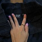 Gap Navy Relaxed Fit Pants Photo 2