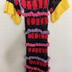 CeliaB Ambra Embroidered Midi Dress Black Womens XS Photo 9