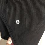 Lululemon black gold stripe cross cross built in bra tank top women’s size 8 Photo 5