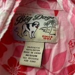 Big Dogs  Pink Floral Sleeveless Button-Down Shirt Photo 3