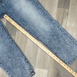 Soho  Pearl Embellished Pockets Stone Washed High Waist Crop Jeans Blue 10 Photo 10