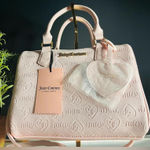 Juicy Couture Fame Pink Satchel W/Charm And Crossbody Strap Photo 0