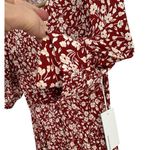 Reformation NWT Laylin Floral Red White Mini Dress Size 0 Flower Girl Boho Photo 5