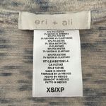 Long Cream Marled Duster Sweater Cozy Grandma Cardigan Loungewear Oversized Blue Size XS Photo 4