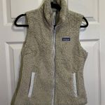 Patagonia Women’s  Los Gatos Fleece Vest Cream Tan Size Small Photo 0