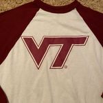 Virginia Tech Hokie Baseball Tee Red Photo 1