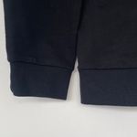 Mango Leopard Chevron 100% Cotton Sweatshirt Black and Tan Small Photo 5