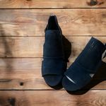 Bella Vita  Dark Teal Open Toe Bootie Sz 7.5 Photo 4