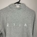 Zyia Women’s  Active Size Small‎ Gray Cropped Workout Hooded Sweatshirt Photo 1