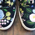 Anthropologie Keds x Rifle Paper Co • Botanical Champion Sneaker black floral pattern flat Photo 5