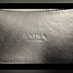 Raina Vixen Asymmetrical Black and White Leather Belt Size M/L Photo 3