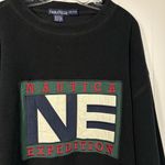 Nautica  Expedition Vintage 90s Black Fleece Embroidered Crewneck Sweatshirt XXL Photo 1
