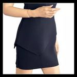 Halston Heritage peplum Asymmetrical Structure Tank Dress Size 4 Black Photo 4