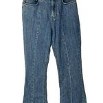 & Other Stories & Other Stories Medium Wash Kick Flare Crop Jeans 26 Photo 0
