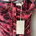 Ulla Johnson NEW Dress Marcella Wild Rose Pink Print Halter Midi Dress Size 2 Photo 6