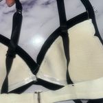 Black white bikini set Small swimsuit Size XS Photo 6