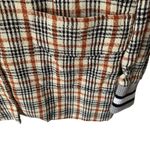 Free People  NWTs Victoria Track Blazer plaid Black Yellow size large Photo 5