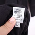 American Giant Women's Moto Dress Size M Made In USA Black Size M Photo 8