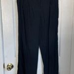 Folk Clothing black trouser pants tuxedo stripe size 1 / XS Photo 0