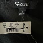 Madewell NWT Women's Size 12 Black Scoopneck Sleeveless Midi Dress 100% Linen Photo 8