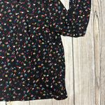 CAbi 3423 confetti print Ferris button down black size large blouse Photo 1