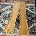 Double Zero Tan Corduroy Flare Soft Pants Photo 6