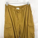 Pilcro  Anthropologie Medium Parachute Pants Cargo Drawstring Bronze High‎ 1532 Photo 5