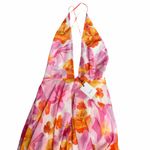 NEW Sau Lee Juliana Floral Wide Leg Jumpsuit Size 6 Pink Photo 4