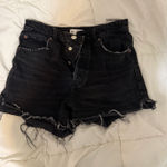 ZARA  Black Jean Shorts Denim Photo 0