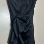 White House | Black Market CLEARANCE! Black WHBM Satin Strapless Gown Size 8 EUC Photo 2