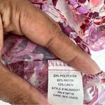 Elementz  Woman Sheer‎ Burnout Floral Lace Button Front Collared Shirt 3X Photo 7