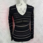 Bailey 44‎ Niki Bandage Knit Black Long Sleeve Sweater Size XS Photo 4
