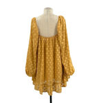 Show Me Your Mumu Briar Mini Dress Golden Yellow Polka Dot Size XS Photo 6