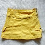 Roma Studio Yellow Mini Skort with Pockets Size Small Photo 0
