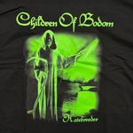 Children of Bodom black and green band T-shirt in size Medium Photo 1