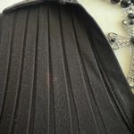 Vintage Black Ribbed Collar Top 2000s Cyber Grunge Minimalist 90s Goth Small Photo 1