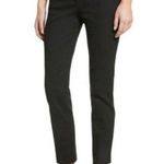 Tory Burch Vanner Cropped Ankle Straight Leg Black Pant Size 8 Photo 0