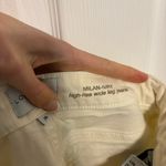 Lola Jeans Milan Ivory High Rise Wide Leg White Size 25 Photo 6